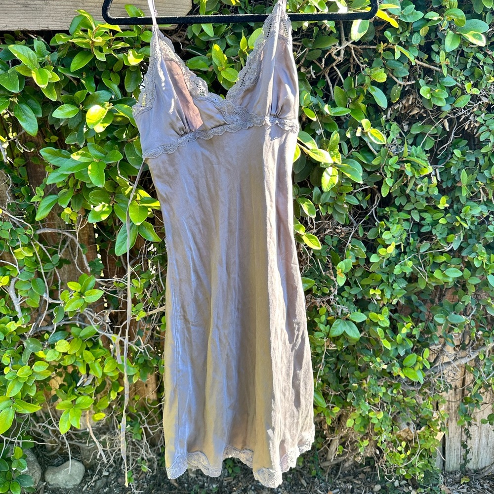 SILK SLIP DRESS Size: S/M